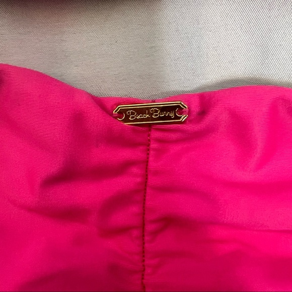 Beach Bunny Lady Lace Pink tropical bikini set - Picture 7 of 7